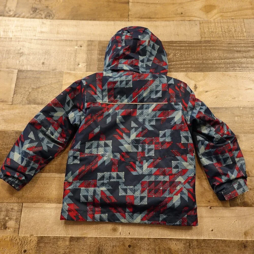 Columbia Bugaboo III Interchange Jacket Boys XXS (4-5) Red Blue‎ Omni-Tech